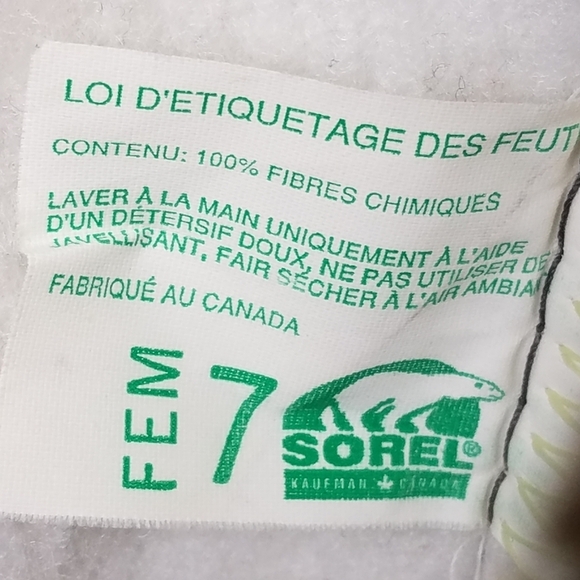 Sorel Badger Womens 7 US WP Winter Snow Duck Boot Made In Canada Leather Lace-up - Picture 12 of 13